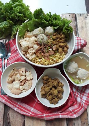 Foto resep Mie Ayam Bakwan ala abang-abang