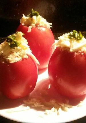 Una foto de Ricos Tomates rellenos para niños con tdah