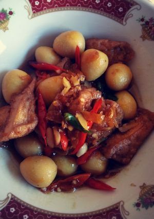 Foto resep Telur puyuh tahu bumbu kecap