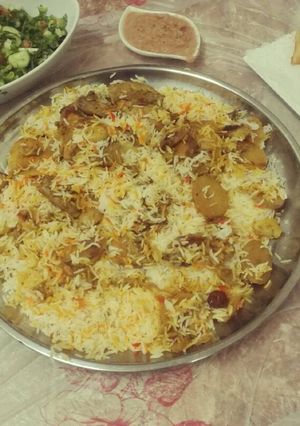 صورة لوصفة كبسه بطريقه جديده 😋