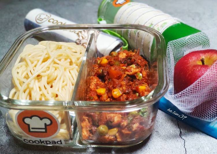Resep Spaghetti &amp; Homemade Sauce, Lezat