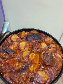 صورة لوصفة صينية دجاج وبطاطا بالفرن