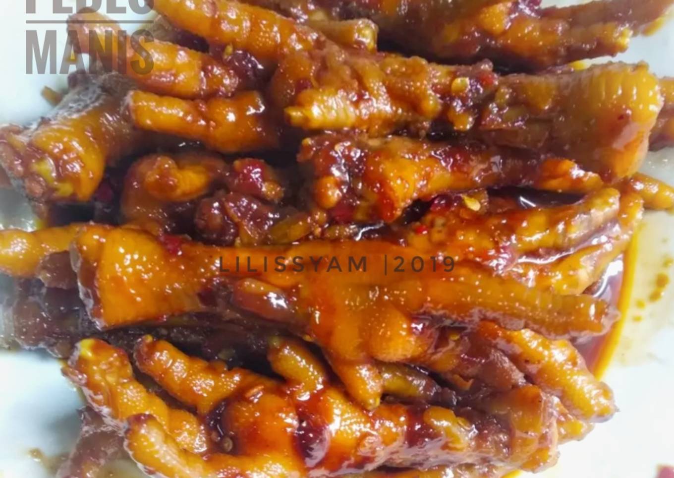 Resep Ceker pedes manis yang Bikin Ngiler