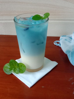 Foto resep Blue Sky Butterfly Pea Milk