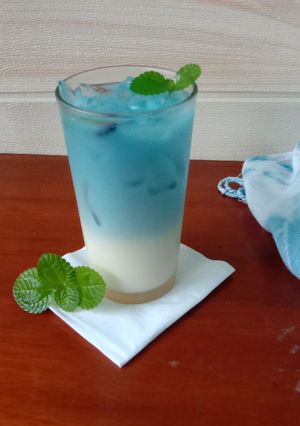 Foto resep Blue Sky Butterfly Pea Milk