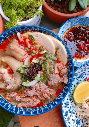 Hình của món Bún Bò Huế.