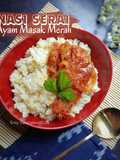 Nasi Serai Ayam Masak Merah