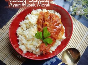 Foto resep Nasi Serai Ayam Masak Merah