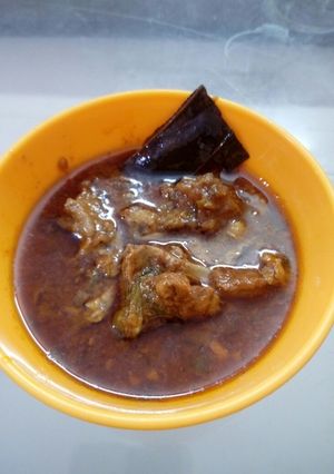 A picture of Mutton Korma.