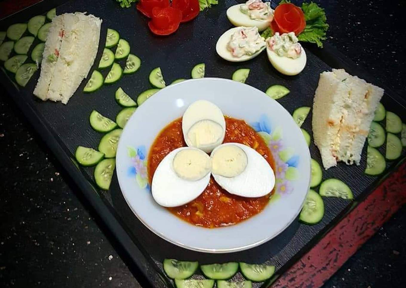 Egg an Mayogarlic Sandwiches