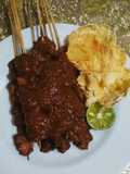 10. Sate ikan marlin bumbu maranggi