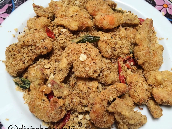 Langkah Gampang Menyiapkan Resep Udang Goreng Cereal/ Oatmeal 🍤 yang Enak Banget Anti Ribet, Bisa Manjain Lidah