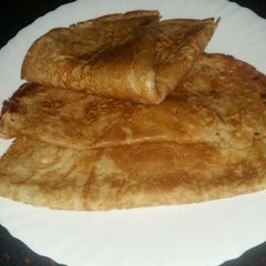 A picture of Cassava Flour Crêpes (Pancakes) #AuthorMarathon #GlutenFreeFlour.