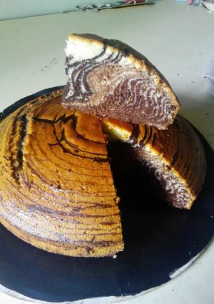A picture of Zebra cake.