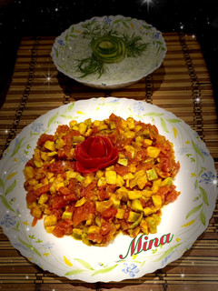 عکسی از دستور قورمه کدو