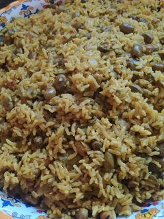 صورة لوصفة مقلوبة فول اخضر دايت 😋😋