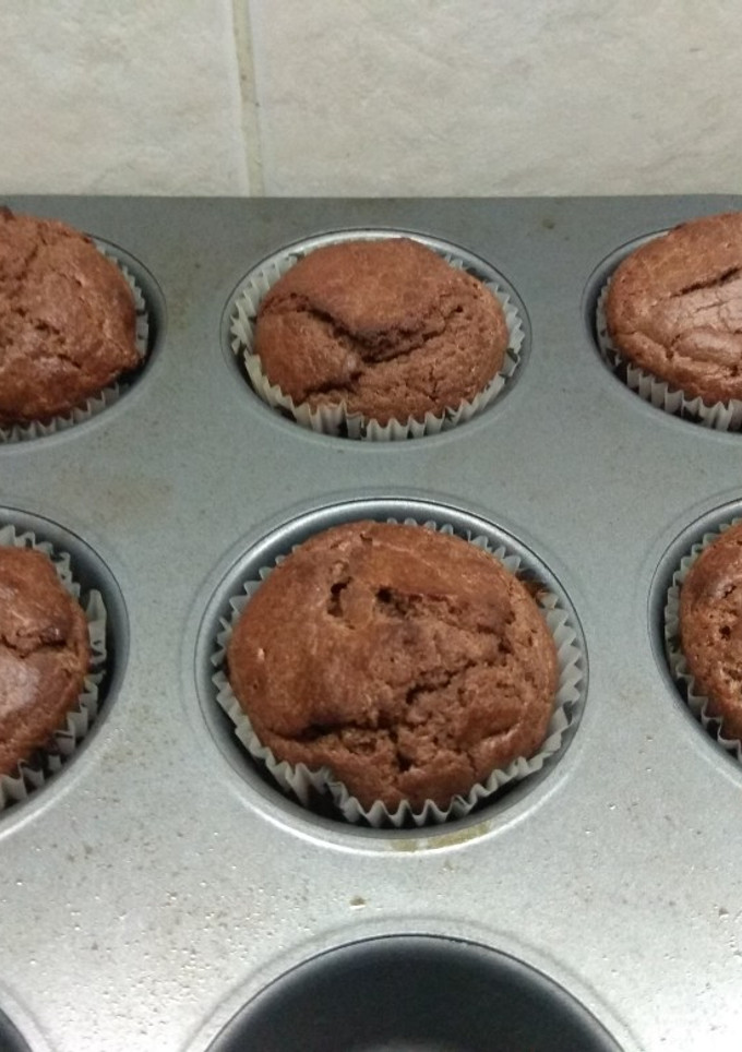 Una foto de Cupcakes de chocolate sin azúcar