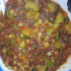 Githeri with potatoes A picture of Githeri with potatoes.