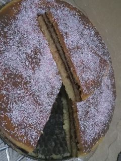 صورة لوصفة كيكة 🥧 محشية بالشوكولاتة 🍫