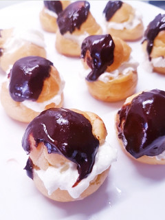 Una foto de Ganache de chocolate negro