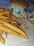 Extreme BURGER!! 🍔 Με sticks γλυκοπατάτες