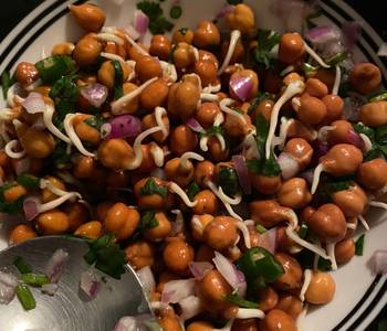 Unique Cuisine Kaala chaana chaat black chickpea Delicious Perfect