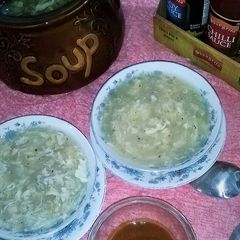 A picture of Chicken soup 🍲.
