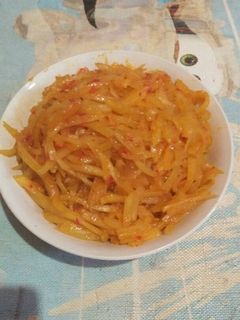 Foto resep Tumis kates/pepaya muda pedas terasi