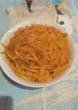 Foto resep Tumis kates/pepaya muda pedas terasi