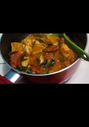 Foto resep Asem pedes ikan sarden tanpa santan
