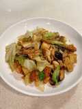 高麗菜香菇炒豆腐