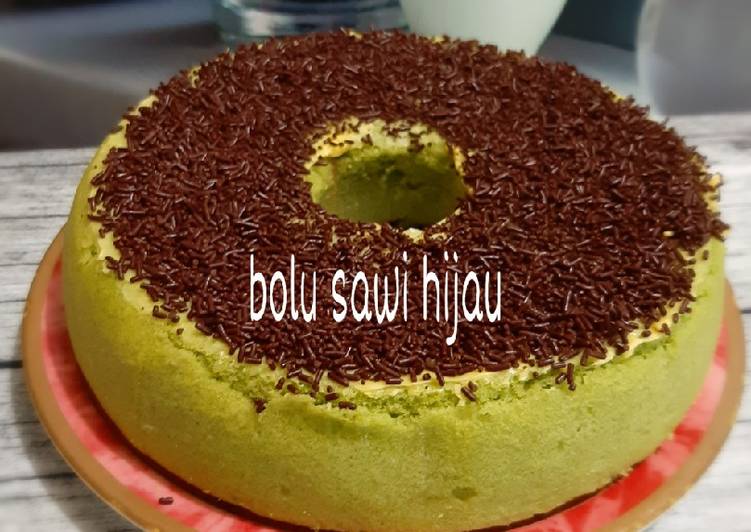 Bolu sawi hijau