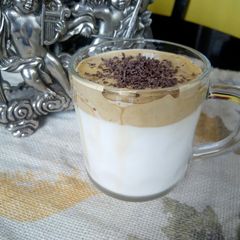 A picture of Dalgona coffee.