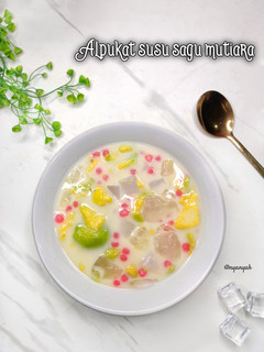 Foto resep Alpukat Susu Sagu Mutiara