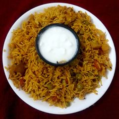 Vegetable Biryani A picture of Vegetable Biryani.