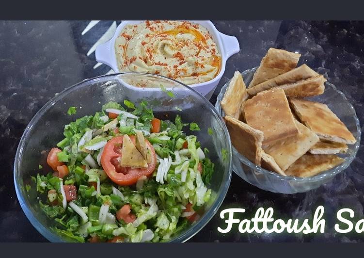 Recipe of Perfect Fattoush Salad 🥗