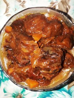 عکسی از دستور خورشت آلو= یا دسر آلو
