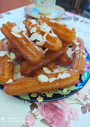 صورة لوصفة زلابية البنان او بلح الشام من اروع ما يكون