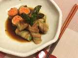 pork wrapped vegetables
