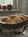 Kibbeh with Keshi Yena