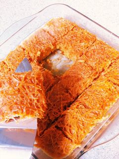 صورة لوصفة بسبوسة الخشخش 🤤🍥