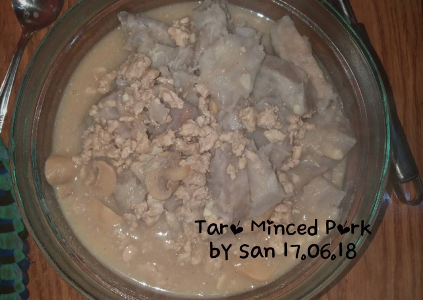 Taro/Keladi/Talas Minced Pork
