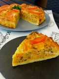 Pastel de verduras con base de patata