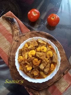 এঁচোড় চিংড়ি (echor chingri recipe in Bengali) রেসিপির প্রধান ছবি