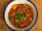 A picture of cod fish stew