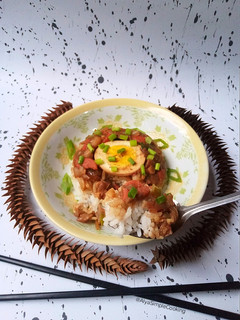 Foto resep Nasi Tim Jamur Sosis