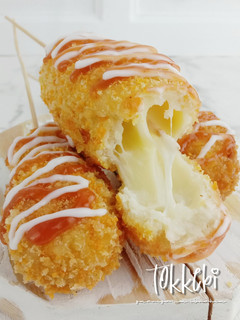 Foto resep Tokkebi / Corndog Mozarella Sosis