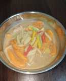 Bubur cha cha tepung gandum