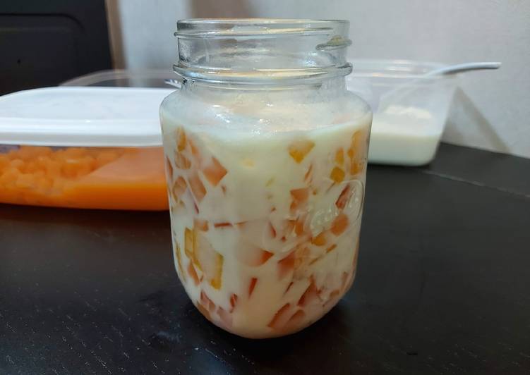 Rahasia Menghidangkan Mango milk cheese🥭 Anti Gagal!