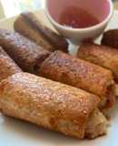 Chả giò cá ngừ vỏ sandwich